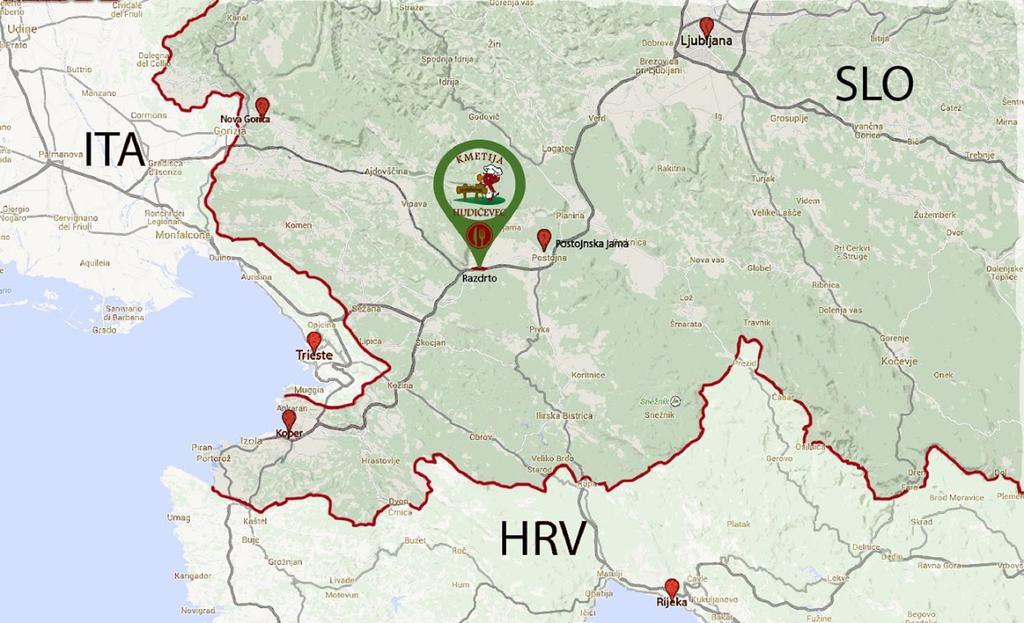 Ekoturizem Hudicevec Hotell Postojna Exteriör bild